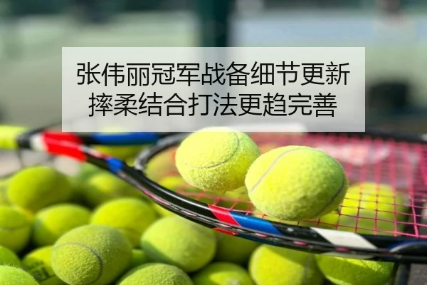 张伟丽冠军战备细节更新 摔柔结合打法更趋完善